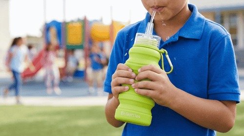 BeBottles Collapsible Silicone Sports Bottle