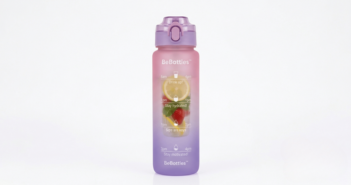 Bebottles Motivational Water Bottle (For Teens & Older Kids)