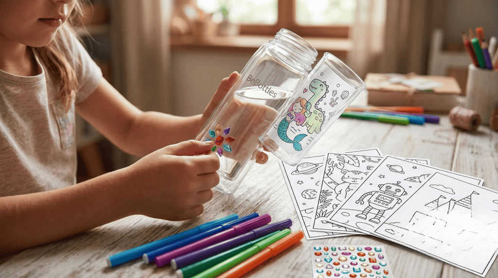 BeBottles DIY Color-Your-Own Water Bottle Kit